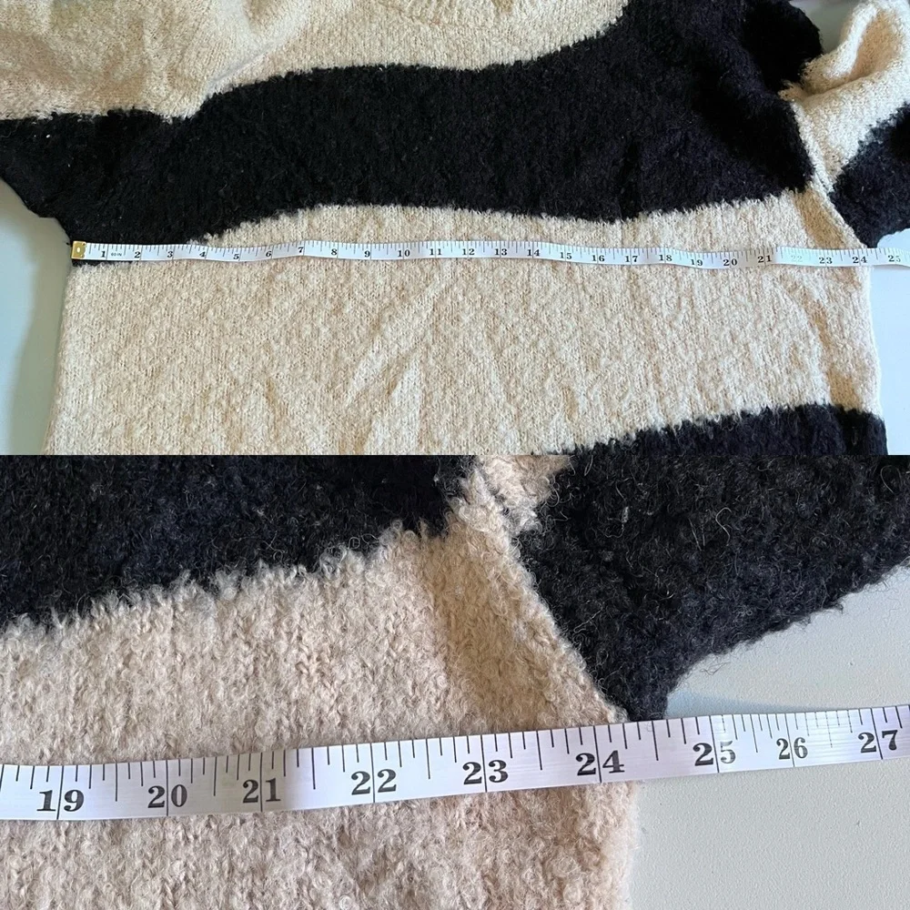 Apiece Apart Superfine Alpaca Elle Textured Sweater Abstract Print - Picture 7 of 16